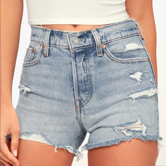 Levi's Pants - Levi Wedgie Fit High Waisted Shorts